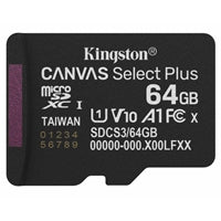 Kingston Canvas Select Plus  SDCS3/64GB 64GB Micro SD UHS-I (U1) Flash Card with Adapter Kingston Canvas Select Plus  SDCS3/64GB 64GB Micro SD UHS-I (U1) Flash Card with Adapter